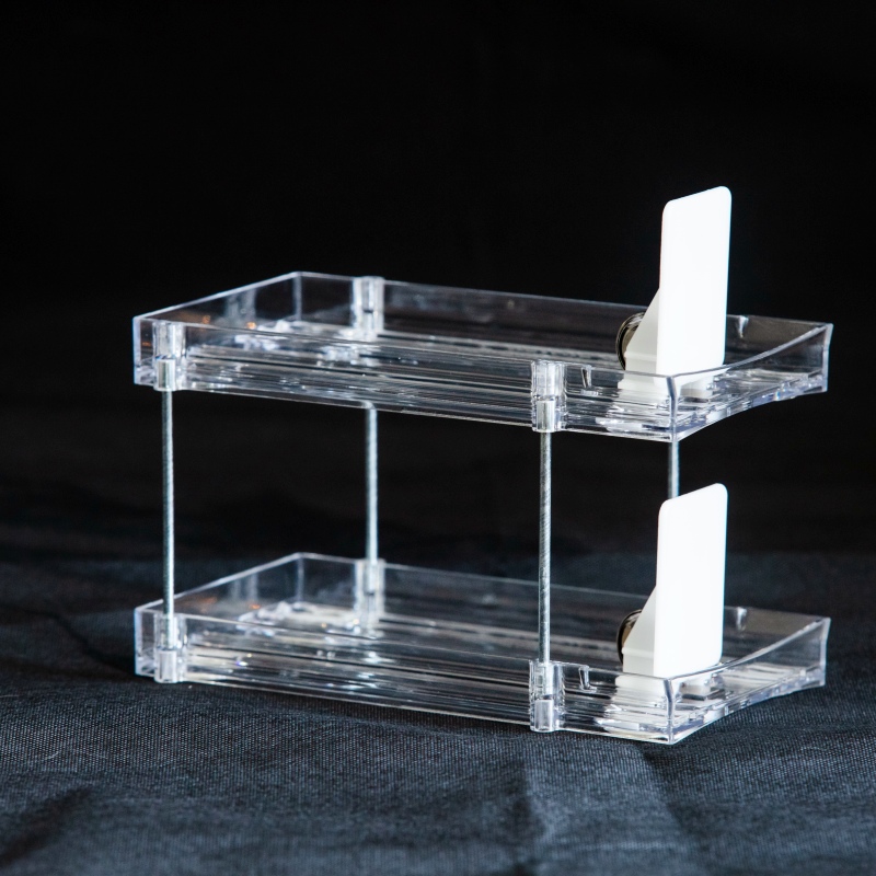 2-stufiges Pusher-Tablett aus Kunststoff